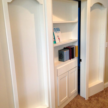 Hidden Bookshelf Door With A Twist