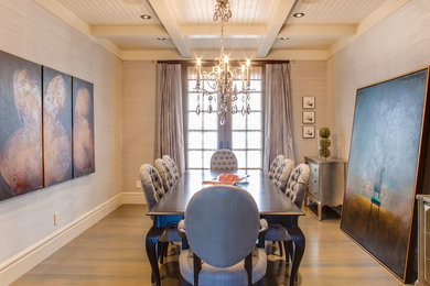Dining room - eclectic dining room idea in Calgary