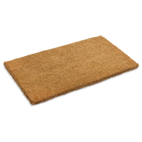 Outdoor Coco Coir Natural Doormat Extra Thick 1.5" to 2 " Woven Backing , 30"x48"