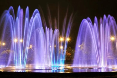 Пешеходные фонтаны / Dry fountains