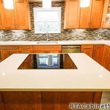 Honey Spice Pre-Assembled Cabinets