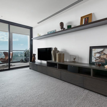 2-Level Timber Veneer Wall Unit