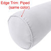 |COVER ONLY| Outdoor Piped Trim Medium 24x6 Bolster Pillow Slipcover AD102