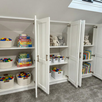 Attic Playroom Rescue: Custom Built-In Storage