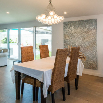 Stunning Studio City Dining & Living Room Fireplace Build