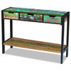 vidaXL Solid Reclaimed Wood Sideboard Side Console Table Highboard 3 Drawers