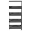 4 Shelf Ladder Bookshelf Free Standing Wooden Tiered Bookcase