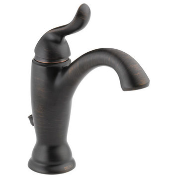 Delta Linden Single Handle Bathroom Faucet, Venetian Bronze, 594-RBMPU-DST