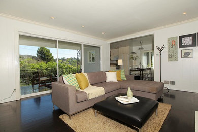 Living room - traditional living room idea in Los Angeles