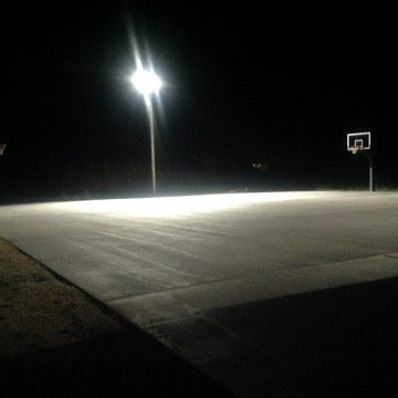 Mark H's Pro Dunk Platinum Basketball System on a 50x84 in McBain, MI
