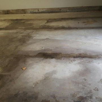 Oil, Cracks, Uneven Floor, Cold Weather, Unhappy Client