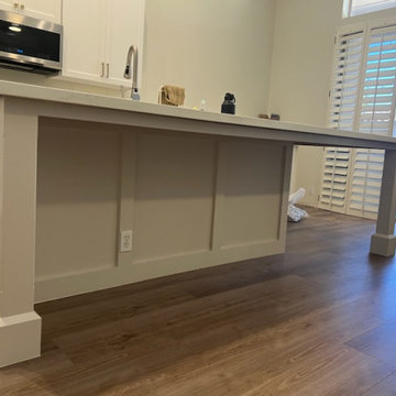 White Shaker Style Kitchen Reface