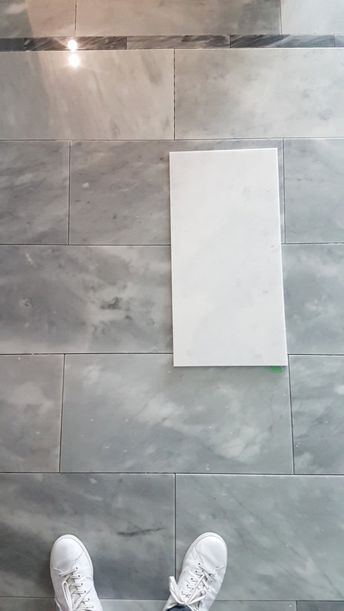 pure white marble floor tiles