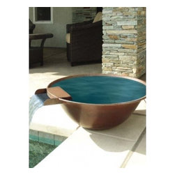 Apollo Copper Water Bowl - Outdoor Fountains And Ponds