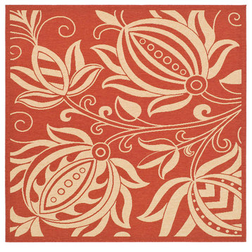 Safavieh Courtyard cy2961-3707 Red, Natural Area Rug
