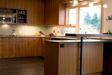Kitchen - contemporary kitchen idea in Portland
