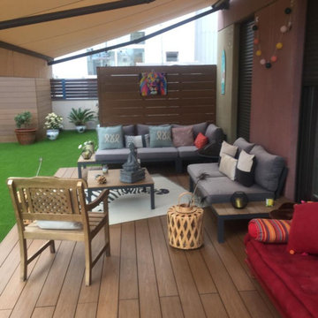 ¿Una terraza con encanto, con todos los detalles!