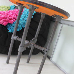 Lefton Reclaimed Manhole Cover Side Table - Side Tables & End Tables