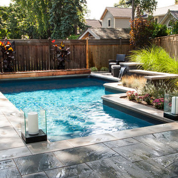 Modern Oasis - The Prowzey's Rectangular Inground