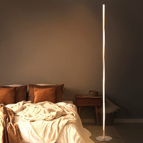 Pilar 63.75" LED Integrated Floor Lamp, Gold