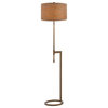 Floor Lamp With Wood Shade in Remington Bronze Finish, DCL 6184-604 SH7647
