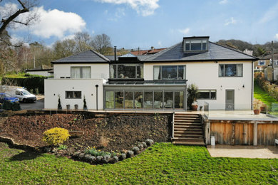 This is an example of a contemporary home.