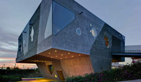 Architecture : Explosion de couleurs dans un vaisseau spatial