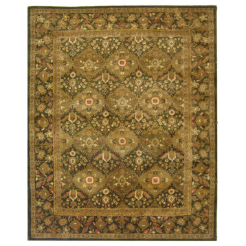 Safavieh Antiquity Collection AT57 Rug, Olive, 3'6" Round