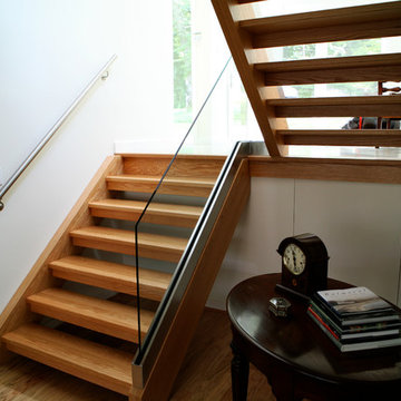 Glass Railing-Glass in channel