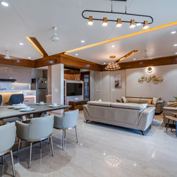 4 BHK Arjun Skylife Apartment Interior Design - Dining Tables
