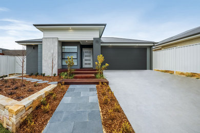 Design ideas for a modern exterior in Canberra - Queanbeyan.