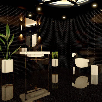 Black Golden Bathroom