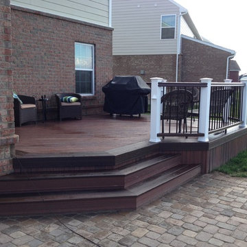 Deck and patio combination in Clear Creek Twp. (Centerville) Warren County, OH