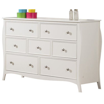 Coaster Dominique 7-Drawer Youth Dresser, White