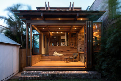 Design ideas for a small contemporary home design in Sydney.