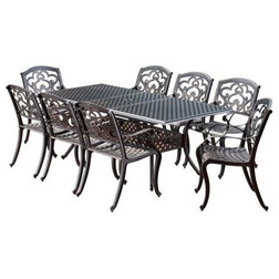 Mediterranean Outdoor Dining Sets by GDFStudio