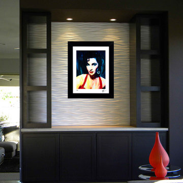 Elizabeth Taylor Art Print Installations