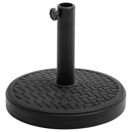 30lbs Heavy Duty Outdoor Patio Market Umbrella Base Round Cement Umbrella Stand,