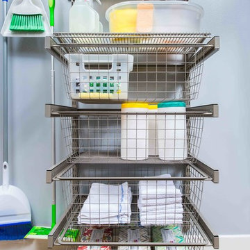 Utility Closet and Laundry Room Organization | Organized Living freedomRail