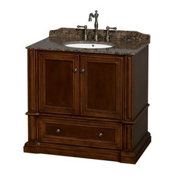 Antique Bathroom Vanities in Cherry Finish - Bathroom Vanities And Sink Consoles