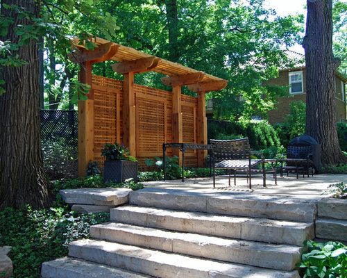 Rustikaler Garten mit Pflanzwand - Ideen für die Gartengestaltung