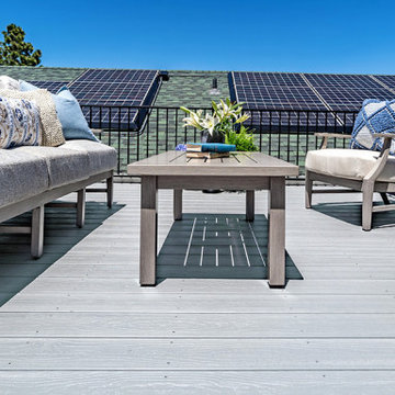 Multi-Level Mountain Home Deck