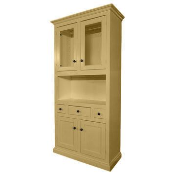 Modern Dining Hutch and buffet, Cupola Yellow