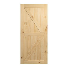 50 Most Por Barn Doors For 2019 Houzz Sliding Single Barn Door Unfinished Knotty Pine No Rail Kit Included