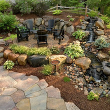 Landscaping Down To Firepit