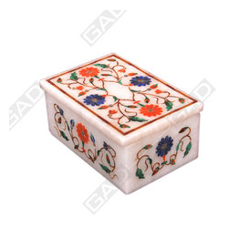 SERENE ART MARBLE JEWELRY BOX - Home Accessories & Decor
