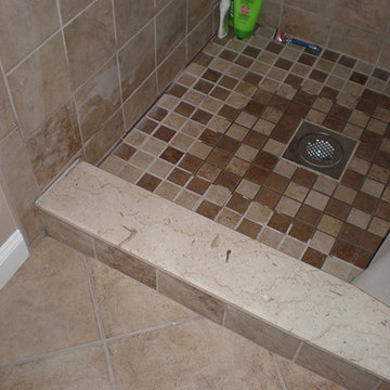 Beautiful Showers with Custom Tile Work