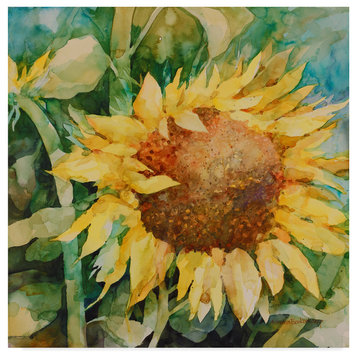Annelein Beukenkamp 'Sunflower Centered' Canvas Art
