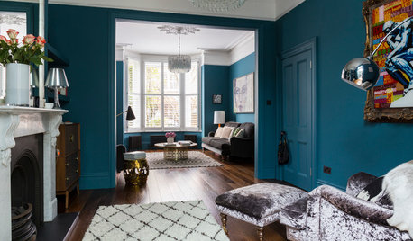 My Houzz: A Classic Victorian Home in London Gets a Colourful Makeover
