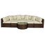 Monaco Stylish Rattan Sectional Semi Circle Sofa Set